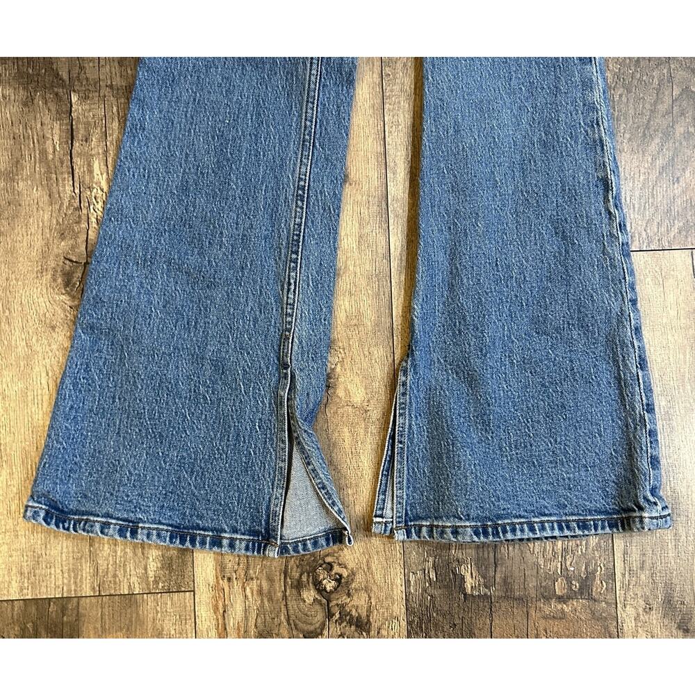 Abercrombie & Fitch The Vintage Flare High Rise Jeans w/ Split Hem Size 26 Short - Picture 3 of 8